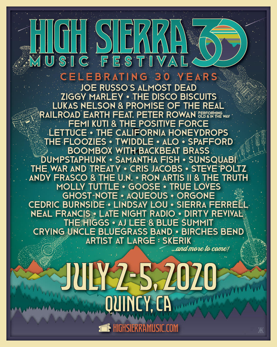 Ziggy Marley Set To Perform At High Sierra Music Festival 30th Year Celebration