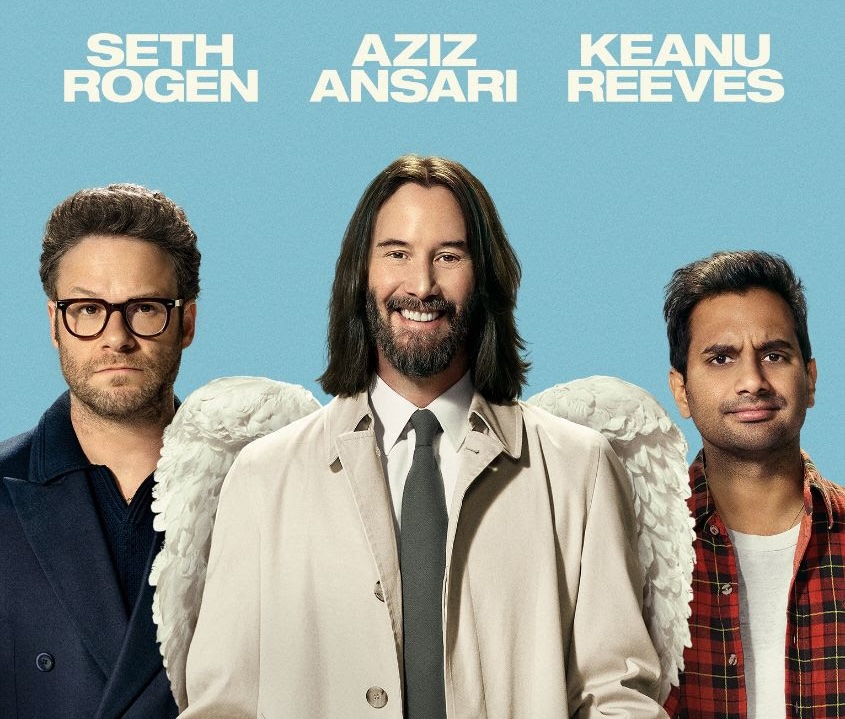 KEANU REEVES, AZIZ ANSARI, AND SETH ROGEN