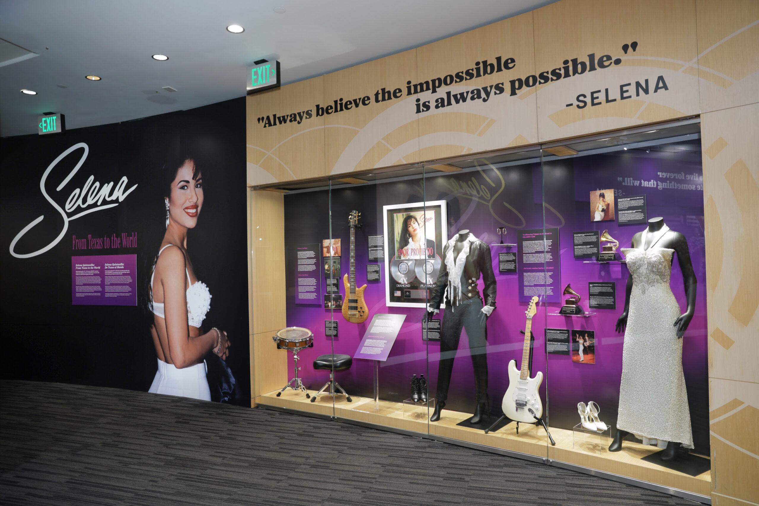 Selena: From Texas to the World is now open at the GRAMMY Museum
