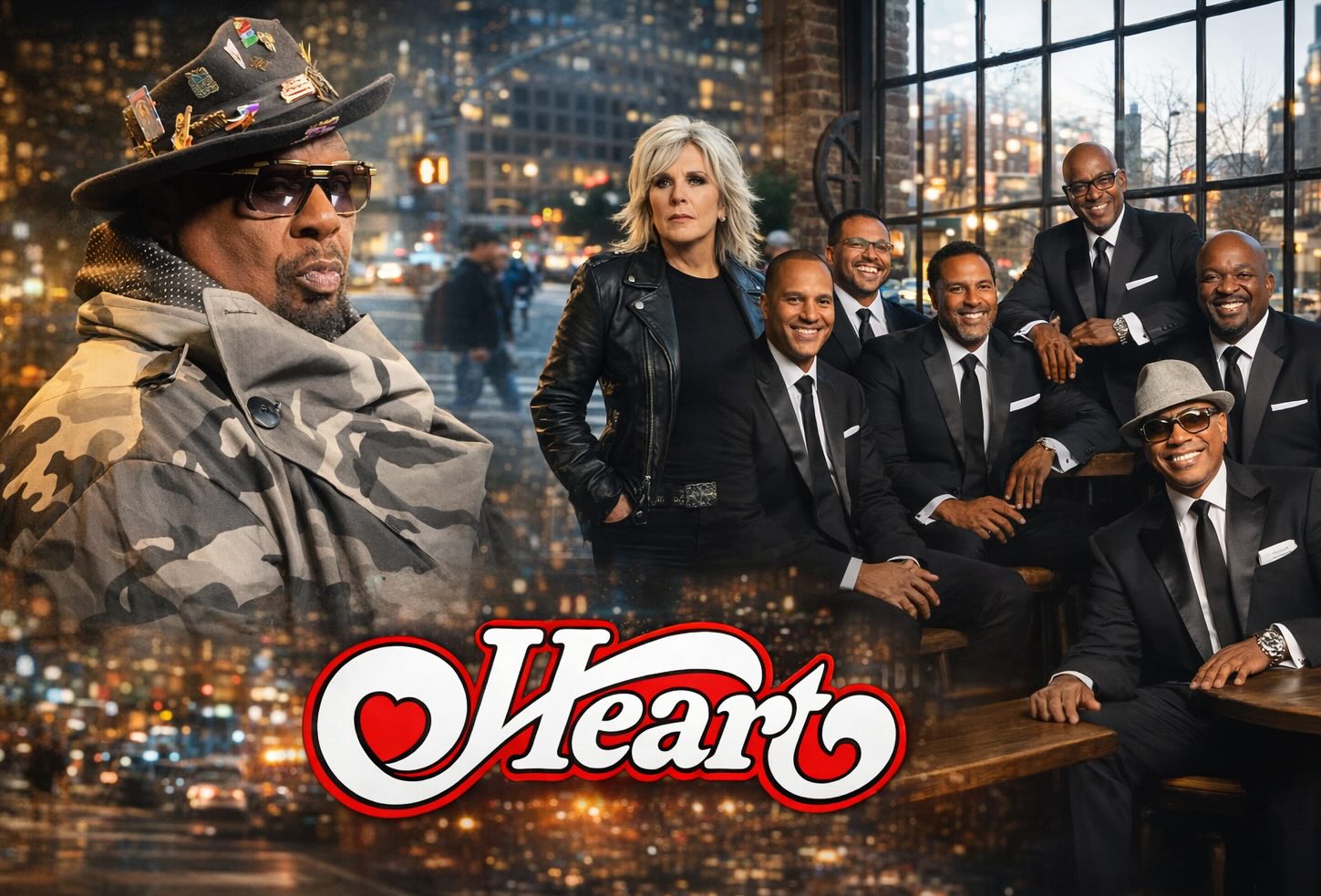 GEORGE CLINTON, HEART, LUCINDA WILLIAMS