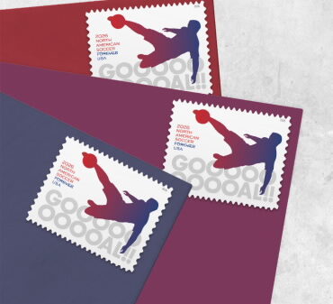 North American Soccer stamp