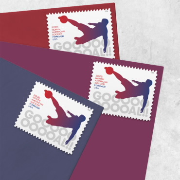 North American Soccer stamp